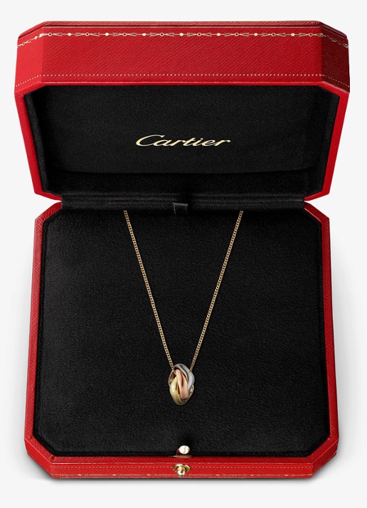 Cartier Trinity de Cartier ketting van 18 karaat rosé-, geel-, en witgoud CRB7224956 - detail 5 goud