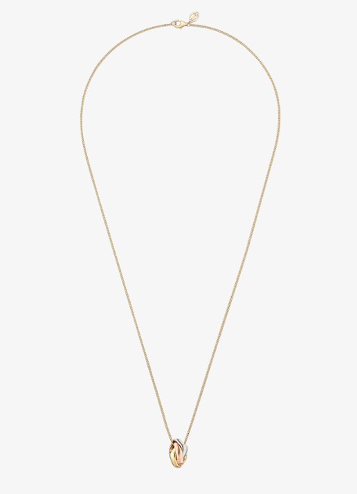 Cartier Trinity de Cartier ketting van 18 karaat rosé-, geel-, en witgoud CRB7224956