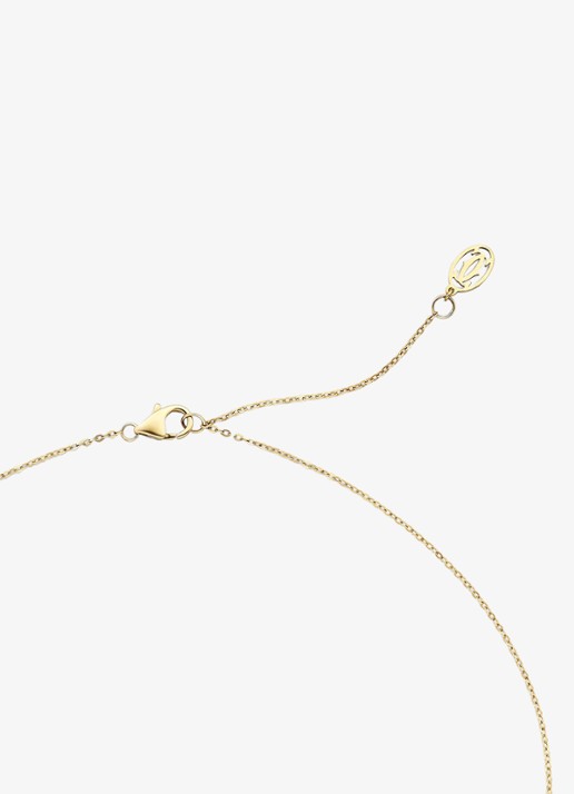 Cartier Trinity de Cartier ketting van 18 karaat rosé-, wit,- en geelgoud met 0.29 ct diamant CRB7224807 - detail 4 goud