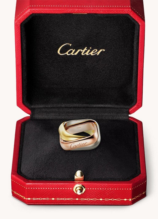 Cartier Trinity de Cartier ring van 18 karaat rosé-, geel-, en witgoud CRB4239900 - detail 3 goud