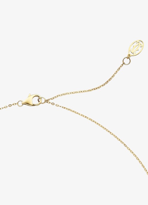 Cartier Trinity ketting van 18 karaat rosé-, geel-, en witgoud met 33 diamanten CRB7224849 - detail 4 multicolor
