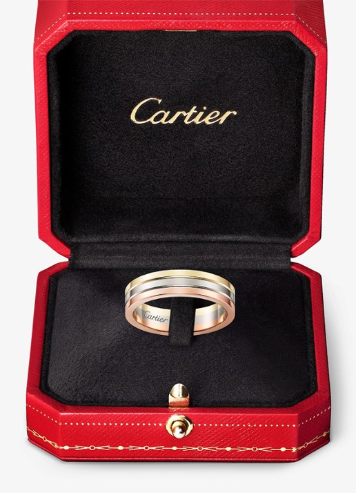 Cartier Vendome Louis Cartier trouwring van 18 karaat rosé-, wit-, en geelgoud CRB4052100 - detail 5 goud