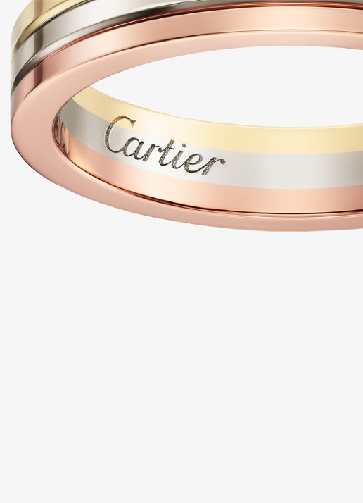 Cartier Vendome Louis Cartier trouwring van 18 karaat rosé-, wit-, en geelgoud CRB4052200 - detail 4 goud