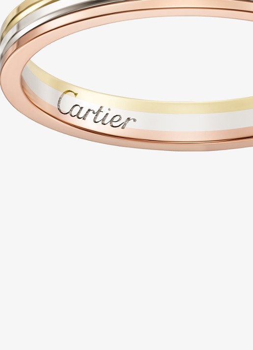 Cartier Vendome Louis Cartier trouwring van 18 karaat rosé-, wit-, en geelgoud CRB4209900 - detail 4 goud