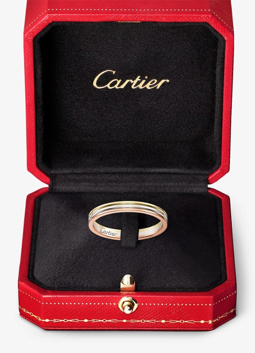 Cartier Vendome Louis Cartier trouwring van 18 karaat rosé-, wit-, en geelgoud CRB4209900 - detail 7 goud