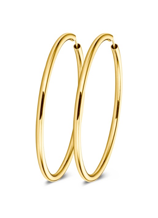 Casa Jewelry Buis Rond oorringen verguld