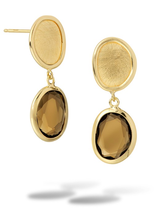Casa Jewelry Colette oorstekers verguld