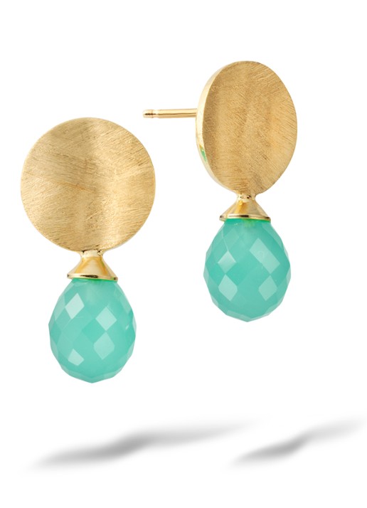 Casa Jewelry Diana oorstekers verguld