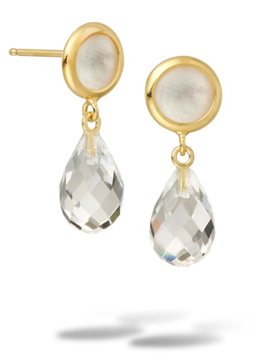 Casa Jewelry Juliette oorstekers verguld