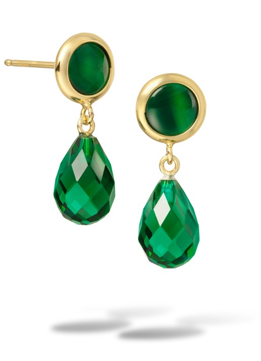 Casa Jewelry Juliette oorstekers verguld