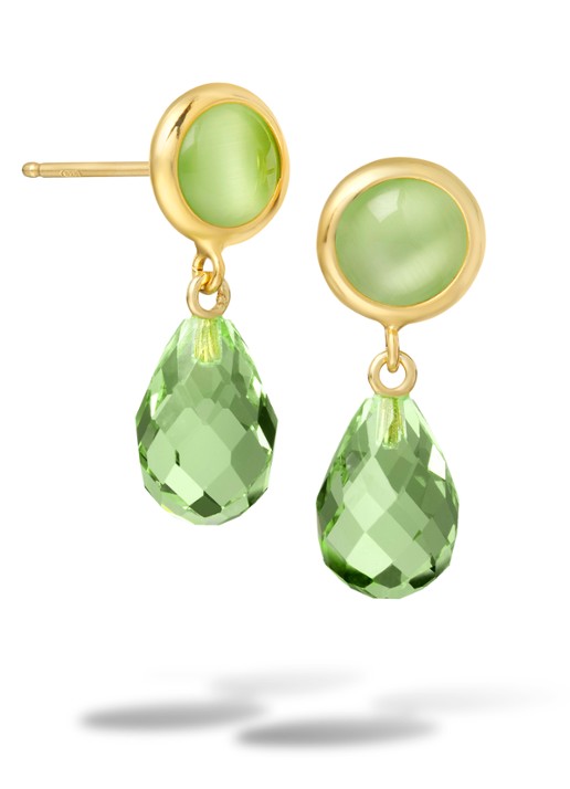 Casa Jewelry Juliette oorstekers verguld