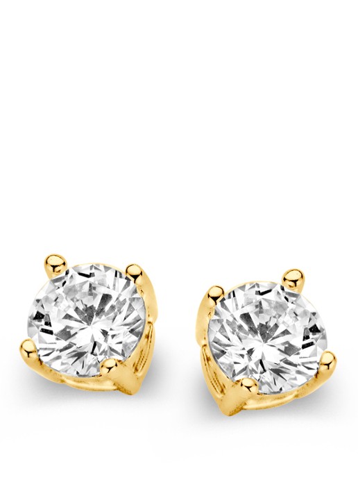 Casa Jewelry Marry M oorknopjes verguld