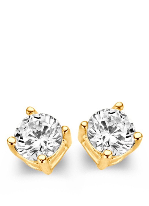 Casa Jewelry Marry S oorknopjes verguld