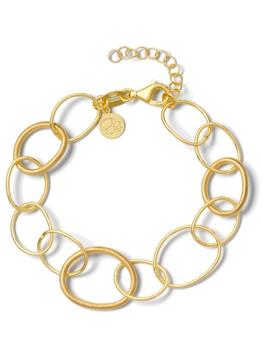 Casa Jewelry Mila S armband verguld  - voorkant goud