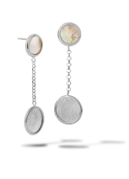Casa Jewelry Minou Max oorstekers van zilver