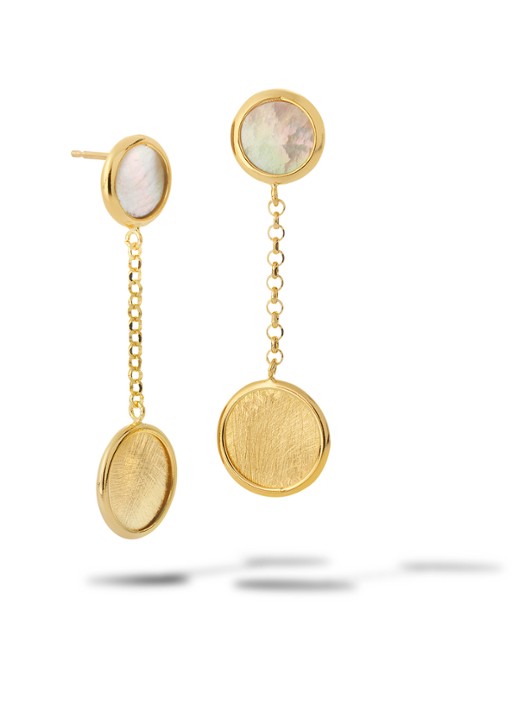 Casa Jewelry Minou Max oorstekers verguld