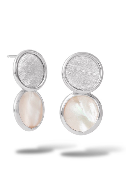 Casa Jewelry Minou Mini oorstekers van zilver