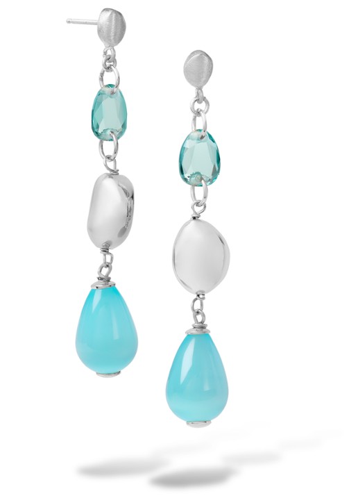 Casa Jewelry Nouveau oorstekers van zilver