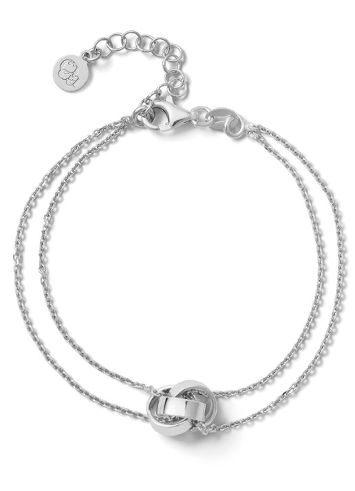 Casa Jewelry Petit Bouton armband van zilver  - voorkant zilver