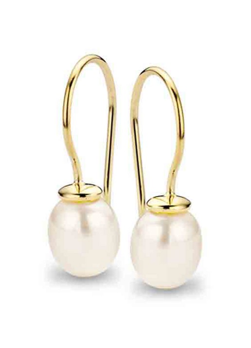 Casa Jewelry Tahiti oorhangers met parel
