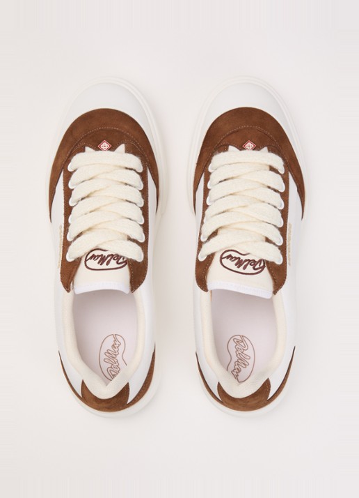 Casablanca Del Mar sneaker met details van suède - detail 4 wit