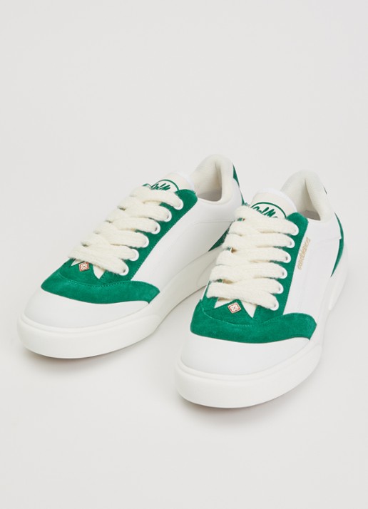Casablanca Del Mar sneaker met details van suède - detail 2 wit