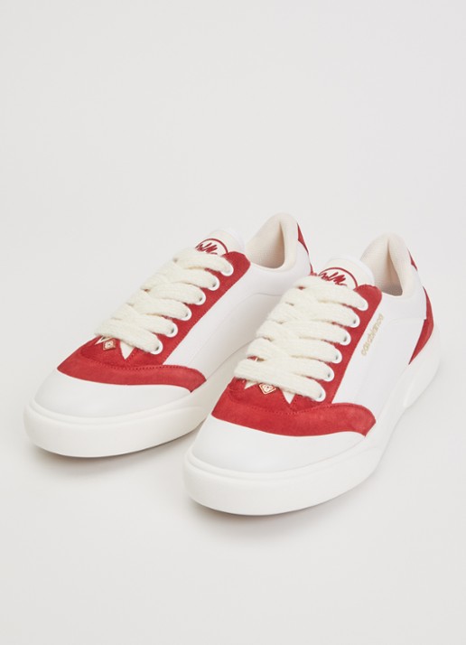 Casablanca Del Mar sneaker met details van suède - detail 3 wit
