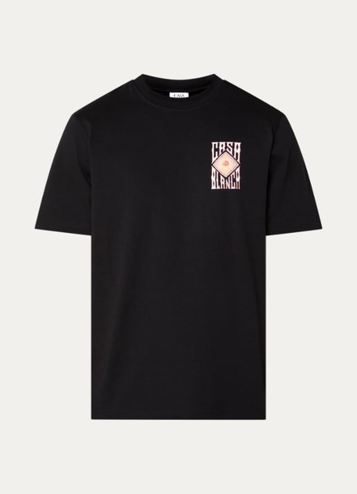 Casablanca Hermons Mirage T-shirt met logo- en backprint