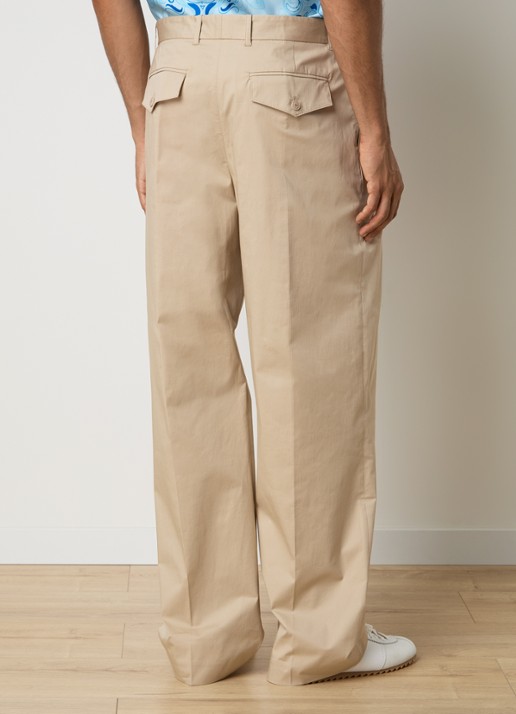 Casablanca Loose fit pantalon met steekzakken - achterkant 6 beige