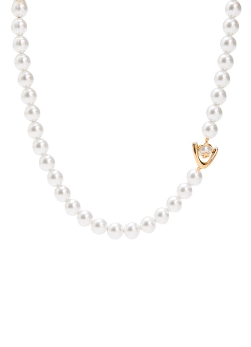 Casablanca Lotus parelketting verguld