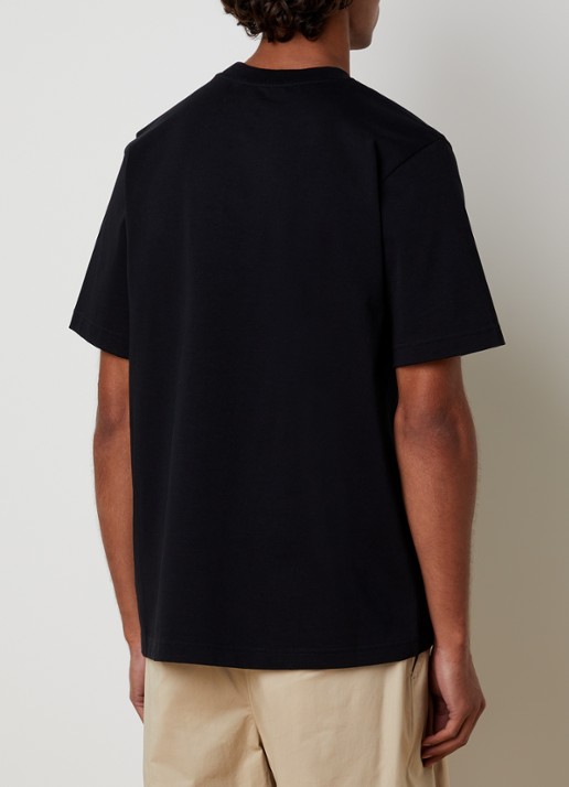 Casablanca Monder Perdu T-shirt met logoprint - achterkant zwart