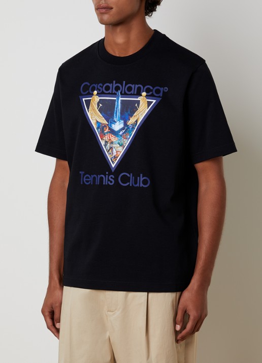 Casablanca Monder Perdu T-shirt met logoprint