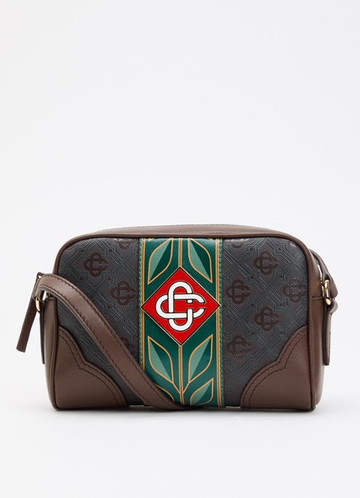 Casablanca Monogram schoudertas van canvas met logoprint