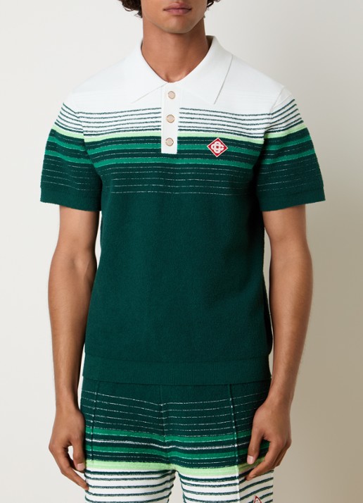 Casablanca Regular fit polo met structuur