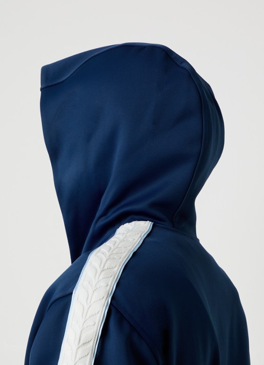 Casablanca Scuba vest met logo - detail 3 donkerblauw