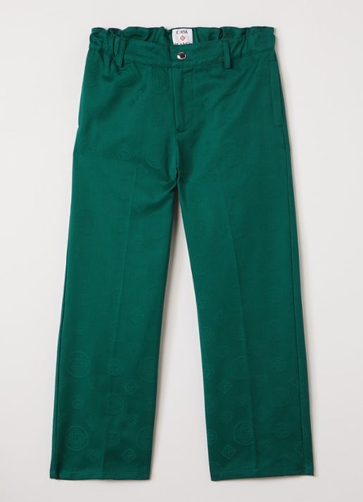 Casablanca Straight fit chino met logoprint
