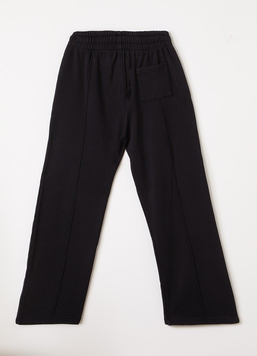 Casablanca Straight fit joggingbroek met logo - voorkant 2 zwart