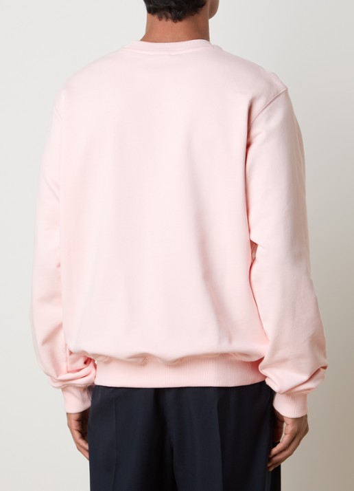 Casablanca Tennis Club sweater met logoprint - achterkant 2 roze
