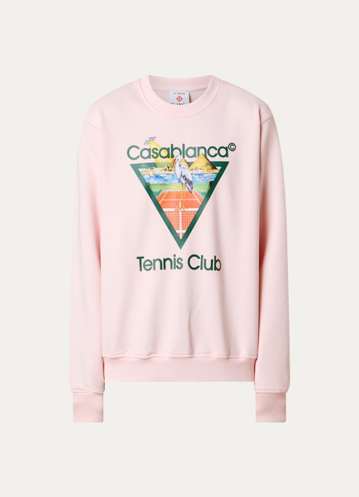 Casablanca Tennis Club sweater met logoprint