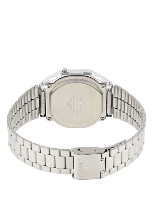 Casio Vintage Iconic horloge A168WEM-7EF - detail zilver