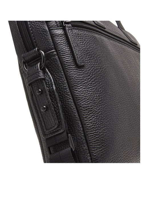 Castelijn & Beerens Chris businesstas van leer met 15,6 inch laptopvak  - detail 2 zwart