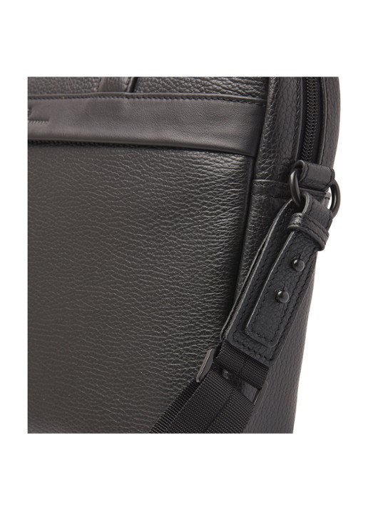 Castelijn & Beerens Delta businesstas van leer met 13 inch laptopvak - detail 5 zwart