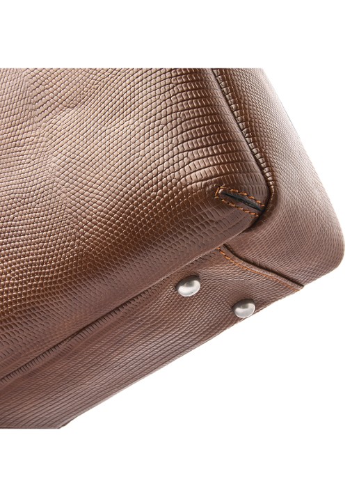 Castelijn & Beerens Ilse laptoptas met 15,6 inch laptopvak - detail 4 cognac