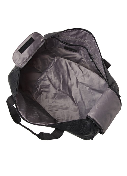 Castelijn & Beerens November weekendtas van leer met RFID-bescherming - detail 6 zwart