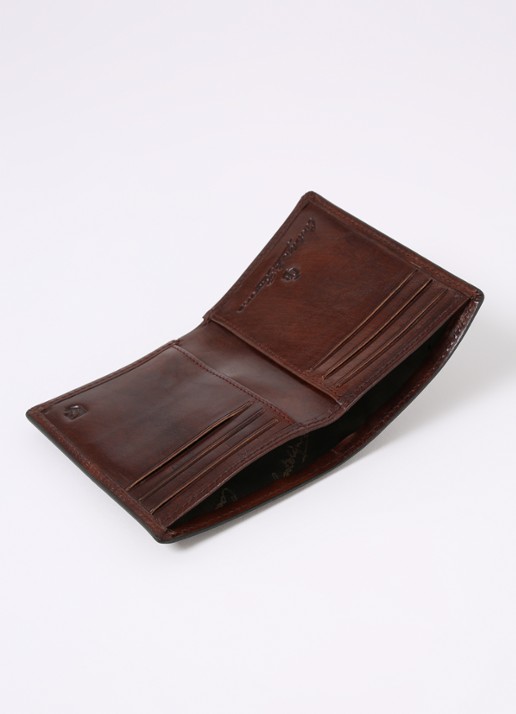 Castelijn & Beerens Portemonnee van leer met logo - voorkant 3 cognac