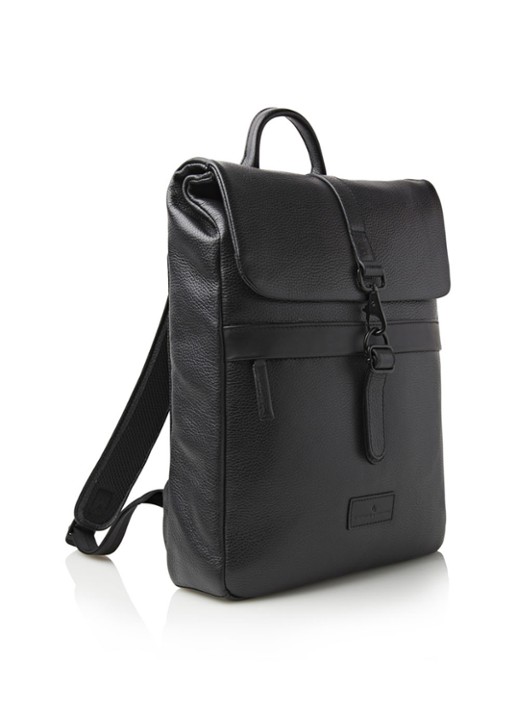Castelijn & Beerens Tango rugzak met 15.6 inch laptopvak - voorkant 2 zwart