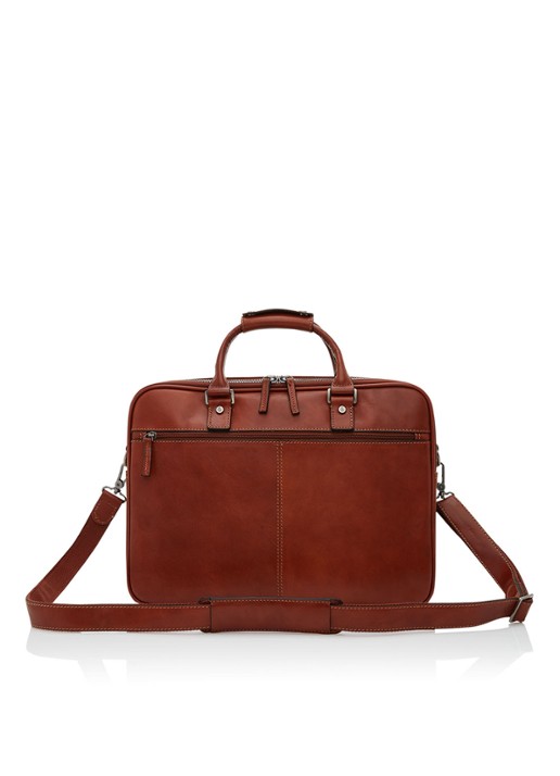 Castelijn & Beerens Verona businesstas van leer met 15,6 inch laptopvak - voorkant 2 undefined