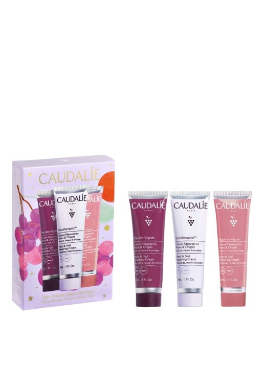 Caudalie Kerst Set Trio Handcrème - verzorgingsset
