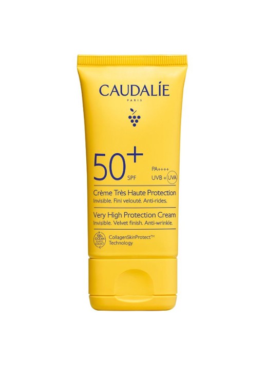 Caudalie Sun Crème Zeer Hoge Bescherming SPF50+ - zonnebrand voor het gezicht