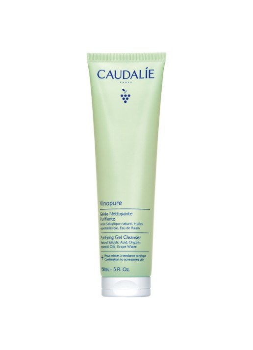 Caudalie Vinopure Purifying Gel Cleanser - reinigingsgel  - voorkant 3 undefined